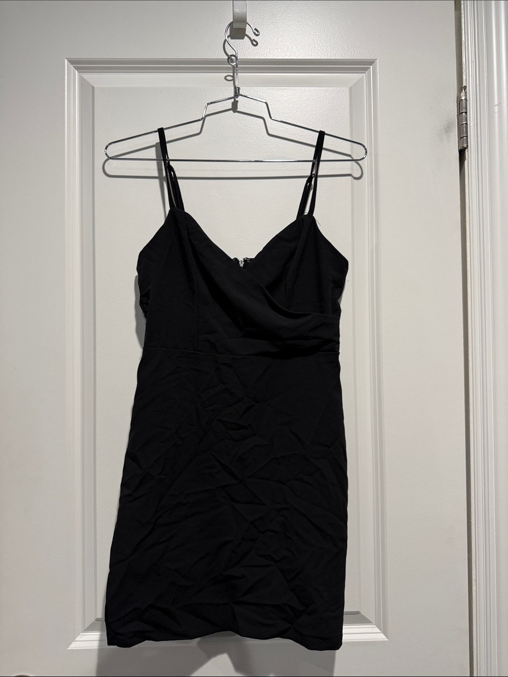Forever 21 Black Mini Spaghetti Strap Dress